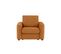 Fauteuil manchettes CURVE NICARAGUA tissu Apache cognac 10