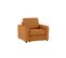 Fauteuil manchettes CURVE NICARAGUA tissu Apache cognac 10