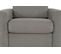 Fauteuil manchettes CURVE NICARAGUA tissu Apache gris 3