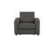 Fauteuil manchettes CURVE NICARAGUA tissu Bergamo graphite 97