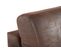 Fauteuil manchettes CURVE NICARAGUA tissu  Gobi  marron 04