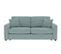 Canapé convertible 3 places pack standard NICARAGUA tissu Bergamo vert lichen 72