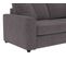 Canapé convertible 3 places pack standard NICARAGUA tissu enjoy marron glacé 5