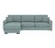 Canapé d'angle convertible pack standard NICARAGUA tissu bergamo lichen 72