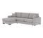 Canapé d'angle convertible pack standard NICARAGUA tissu enjoy gris 21