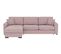 Canapé d'angle convertible pack standard NICARAGUA tissu enjoy rose 19