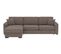 Canapé d'angle convertible pack standard NICARAGUA tissu apache taupe 13