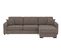 Canapé d'angle convertible pack standard NICARAGUA tissu apache taupe 13