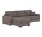 Canapé d'angle convertible pack standard NICARAGUA tissu apolo granite 13