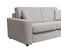 Canapé convertible 3 places pack Standard  NICARAGUA tissu Crown gris 17