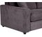 Canapé convertible 3 places pack Standard  NICARAGUA tissu Crown marron