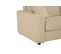 Canapé d'angle convertible pack standard NICARAGUA tissu Bergamo mastic