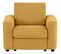 Fauteuil manchettes CURVE NICARAGUA tissu Crown curcuma