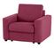 Fauteuil manchettes CURVE NICARAGUA tissu Crown lie de vin