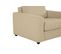 Fauteuil manchettes CURVE NICARAGUA tissu Bergamo mastic