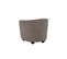 Fauteuil cabriolet THEO tissu Crown Taupe