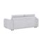 Canapé convertible 3 places pack Dreaméa NICARAGUA tissu Crown gris 17