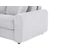 Canapé convertible 3 places pack Dreaméa NICARAGUA tissu Crown gris 17