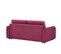 Canapé convertible 3 places pack Dreaméa NICARAGUA tissu Crown lie de vin 6