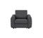 Fauteuil manchettes Kara NICARAGUA tissu enjoy graphite