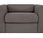 Fauteuil manchettes Kara NICARAGUA tissu enjoy marron