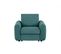 Fauteuil manchettes Kara NICARAGUA tissu crown ocean