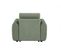 Fauteuil manchettes Kara NICARAGUA tissu crown vert