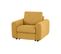 Fauteuil manchettes Kara NICARAGUA tissu crown curcuma