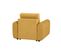 Fauteuil manchettes Kara NICARAGUA tissu crown curcuma