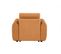 Fauteuil manchettes Kara NICARAGUA tissu crown ambre