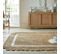 Tapis De Salon Flower Jute En Jute - Beige - 120x170 Cm