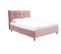 Lit 140x190cm JAPP 3  velours trinity rose