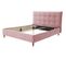 Lit 160x200cm JAPP 3  velours trinity rose