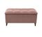 Banc coffre JAPP 3  velours trinity rose