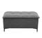 Banc coffre JAPP 3 tissu flash anthracite