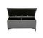 Banc coffre JAPP 3 tissu flash anthracite