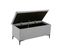 Banc coffre JAPP 3 tissu flash gris