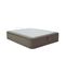 Sommier coffre 160x200 cm DREAMEA EDITION SONNY 2 velours taupe