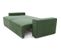 Canapé Convertible 3 Places Josh Tissu Loft Olive Coffre De Rangement L 239 X P 117 X H 65 Cm