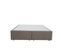 Sommier 2 tiroirs 2x70x190 cm DREAMEA EDITION SOMAX velours taupe