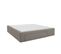 Sommier 2 tiroirs 2x70x190 cm DREAMEA EDITION SOMAX velours taupe