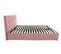 Lit coffre 160x200 cm JAPP 3 velours trinity rose