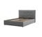 Lit coffre 140x190 cm JAPP 3 tissu flash anthracite