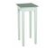 Console En Mdf Coloris Blanc-maritimo-pin, Dim : L30x P30 X H76 Cm