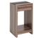 Table Console En Mdf Coloris Noyer, L42 X P40 X H74 Cm