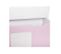 Bibliothèque Coloris Rose En Bois Pour Fille - Dim : L62,50 X L30 X H70 Cm