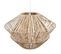 Suspension En Rotin Coloris Beige - Dim : H30 X D45 Cm