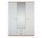 Armoire 3 Portes Coloris Chene - Dim : 161,1 X 210,9 X 55 Cm