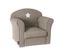 Fauteuil Classique Pour Enfant Taupe, L 50 X P 39 X H 44 Cm