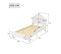 Lit Enfant Maison En Bois Massif 90x200 Cm, Blanc